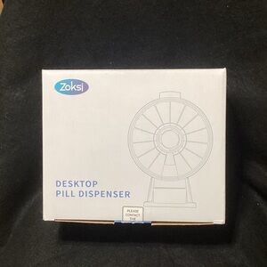 White Desktop Pill Dispenser 14 Day.  New in box.